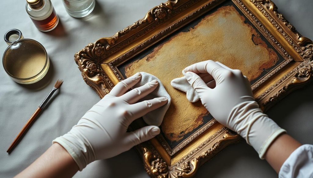 découvrez des méthodes sûres et efficaces pour nettoyer un tableau ancien sans risquer de l’endommager, afin de préserver sa beauté et sa valeur.