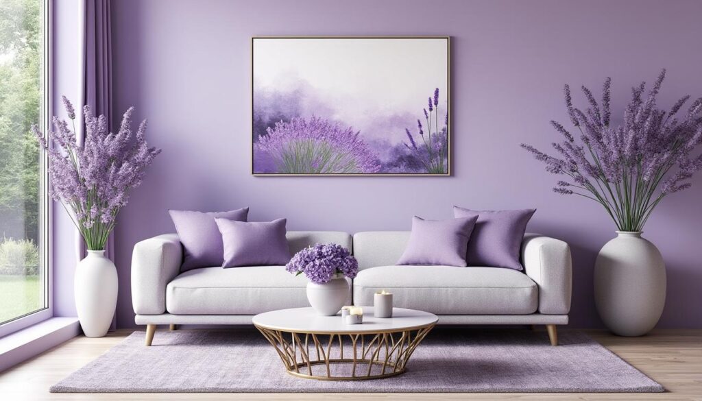 découvrez comment intégrer la couleur parme dans votre décoration pour créer une ambiance élégante et apaisante dans votre intérieur.