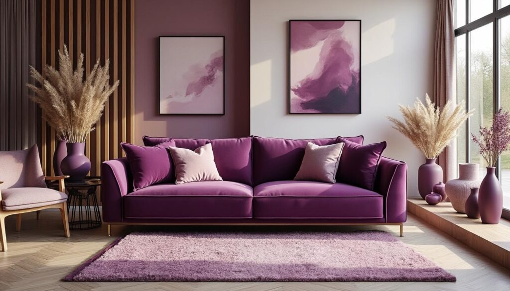 découvrez comment intégrer la couleur prune dans votre décoration intérieure pour apporter élégance et chaleur à votre espace de vie.