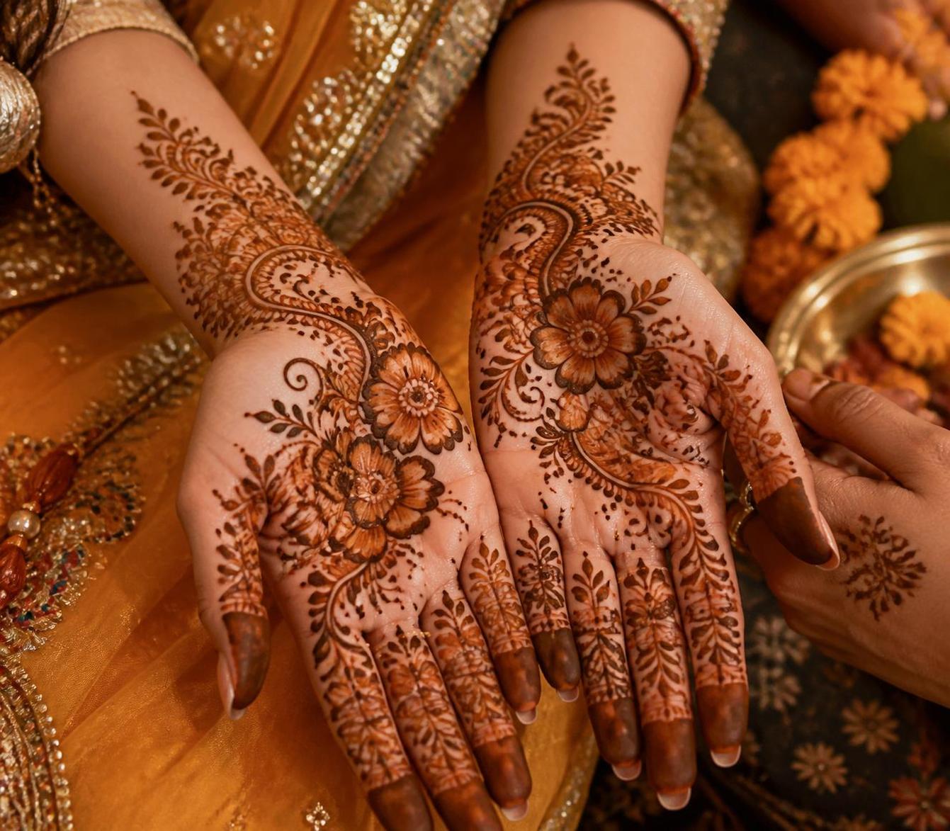 découvrez l'art traditionnel du mehndi, des motifs élégants qui embellissent les mains et célèbrent les fêtes indiennes avec beauté et tradition.