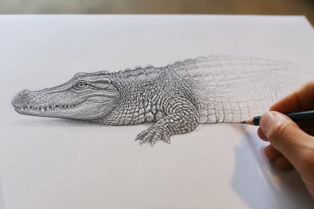 découvrez des astuces simples et efficaces pour dessiner un crocodile réaliste et réussir vos croquis pas à pas, même si vous êtes débutant.
