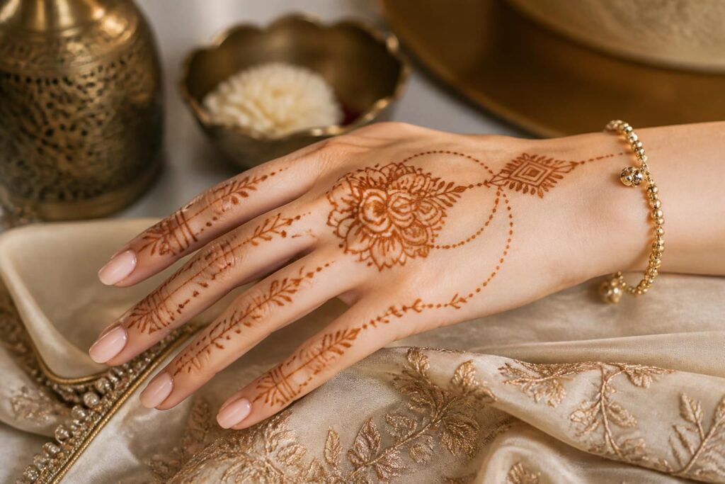 découvrez l'art ancestral du mehndi, le tatouage au henné réinterprété par les créateurs modernes pour des designs uniques et contemporains.