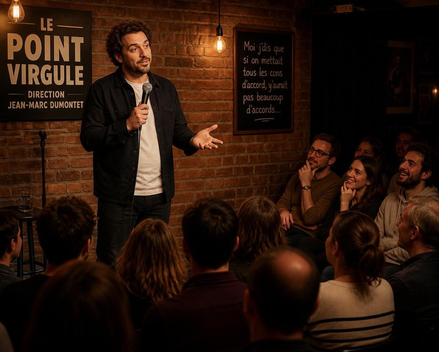 découvrez comment l’humoriste français reflète avec humour et profondeur les paradoxes et contradictions de notre société contemporaine.