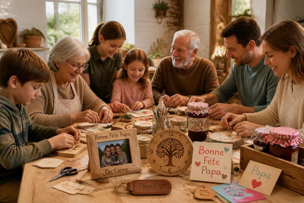 découvrez des idées de cadeaux faits main et originaux pour la fête des pères, adaptées à tous les âges, pour offrir un présent unique et personnalisé à votre papa.