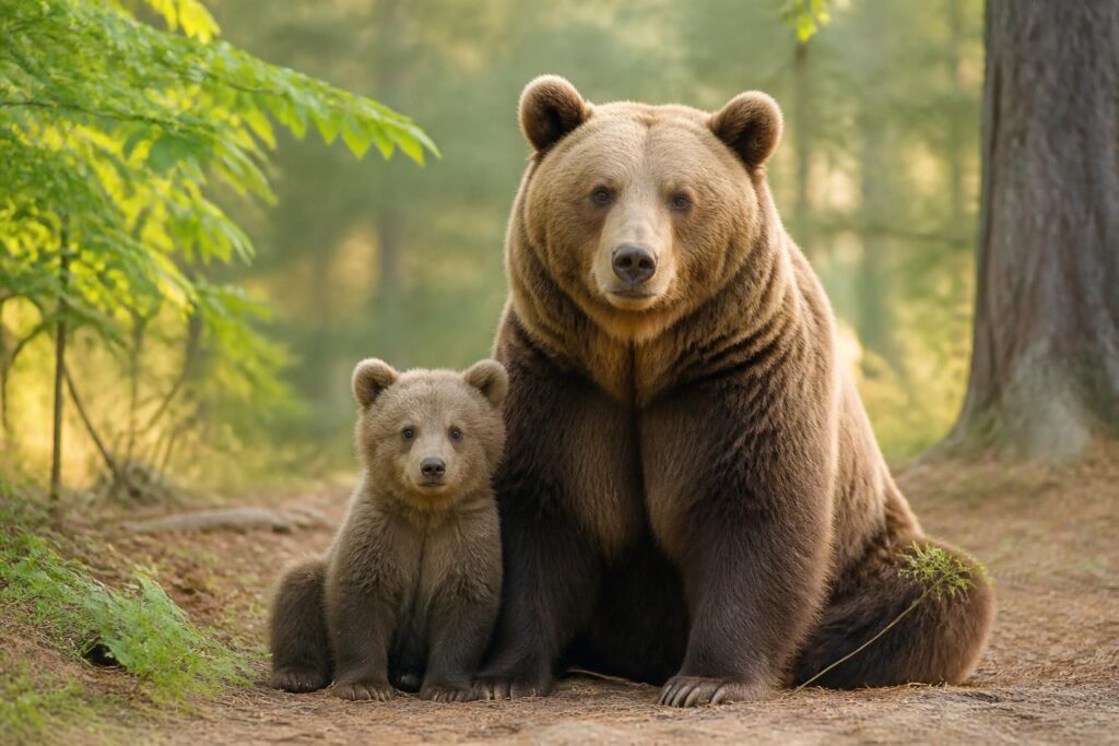 apprenez à dessiner un ours facile et un ourson mignon, une activité créative idéale à réaliser avec les enfants pour stimuler leur imagination.